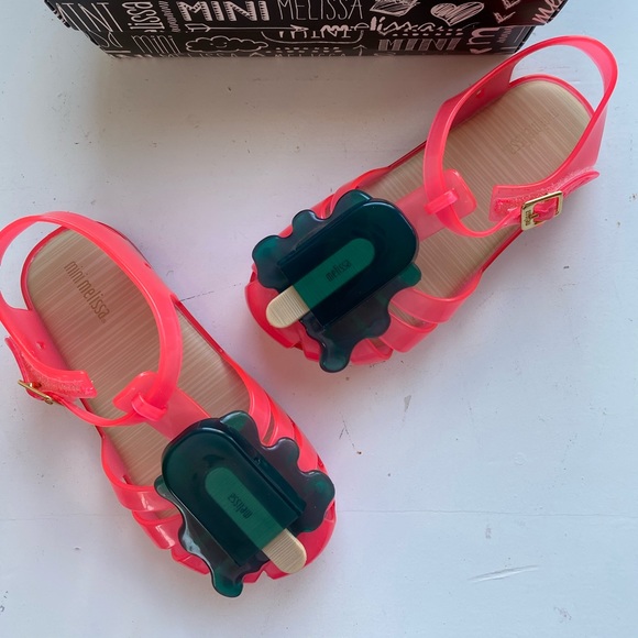 mini melissa sandals size 12